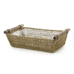 Seagrass Tray Rectangle Small Natural (34x24x9cmH)