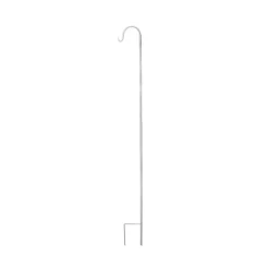 Shepherd Hook Metal White (130cmH) 2Parts