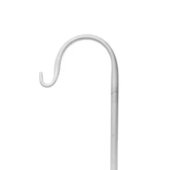 Shepherd Hook Metal White (130cmH) 2Parts