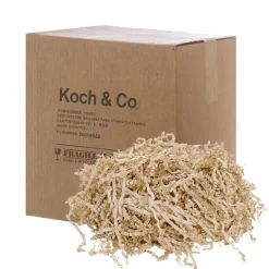 Shredded Paper Filler Food Grade 3mm Brown Kraft 1kg Box