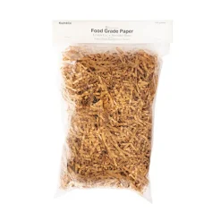 Shredded Paper Food Grade 4mm Kraft Brown 150gram Mini Bag