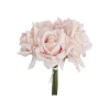 Siena Real Touch Rose Bouquet x 5 Heads Blush Pink (26cmH)