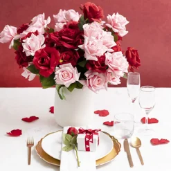 Siena Real Touch Rose Full Bloom Pink (60cmH)