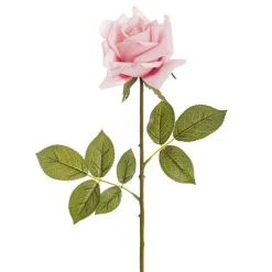 Siena Real Touch Rose Full Bloom Pink (60cmH)