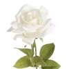 Siena Real Touch Rose Full Bloom White (60cmH)