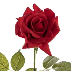 Siena Real Touch Rose Full Bloom Red (60cmH)