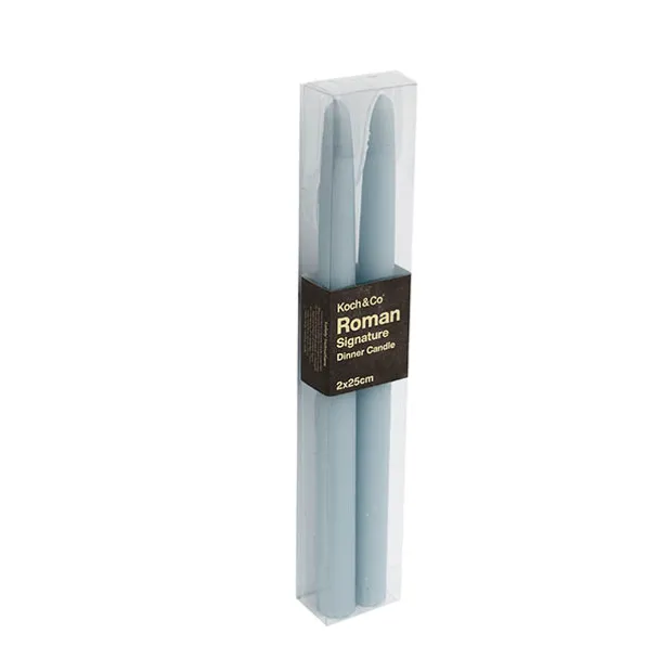 Signature Taper Dinner Candle Pack 2 French Blue (2x25cmH)