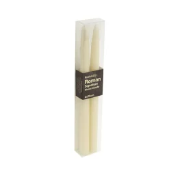 Signature Taper Dinner Candle Pack 2 Ivory (2x25cmH)