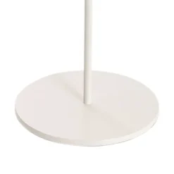 Single Metal Taper Candle Holders White (8.8x25cmH)