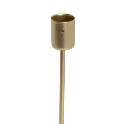 Single Metal Taper Candle Holders Gold (8.8x35cmH)