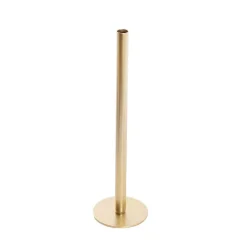 Single Metal Tube Vase Gold (8cmDx28cmH)