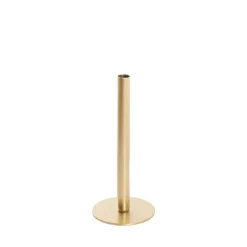 Single Metal Tube Vase Gold (8cmDx18cmH)