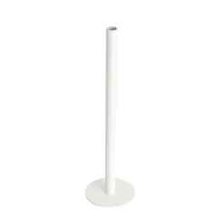 Single Metal Tube Vase White (8cmDx28cmH)