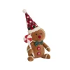 Sitting Gingerbread Man w Lollipop Brown (18x10x33cmH)
