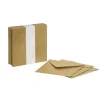 Square Card Envelopes Kraft Pack 50 (11x11cm)