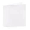 Square Folded Card & Envelope Blank White Pack 25 (10x10cmH)