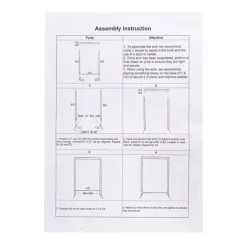 Square Metal Wedding Flower Arch White (151Wx19Dx210cmH)