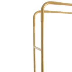 Square Metal Wedding Flower Arch Shiny Gold (151Wx19Dx210cm