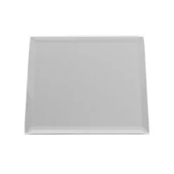 Square Mirror Glass Bevelled Plate Pack2 Silver(20.5x20.5cmH