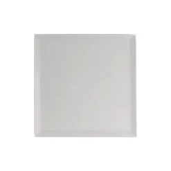 Square Mirror Glass Bevelled Plate Pack 4 Silver (10x10cmH)