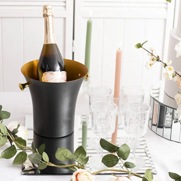 Square Mirror Glass Bevelled Plate Pack 2 Silver (40x40cmH)