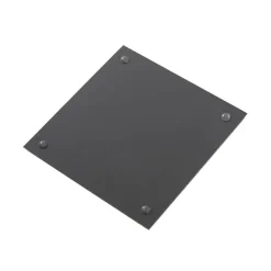 Square Mirror Glass Bevelled Plate Pack 2 Silver (40x40cmH)