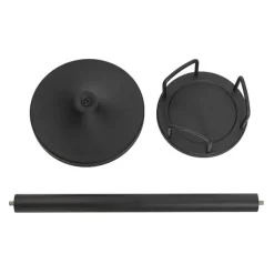 Stainless Steel Ice Bucket Stand Black (20cmDx67.5cmH)