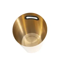 Stainless Steel Ice Bucket w Handle 5L Gold(18x13.5x21.5cmH)