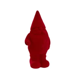 Standing Flocked Santa Red (56cmH)