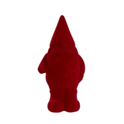 Standing Flocked Santa Red (56cmH)