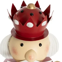 Standing Metal Nutcracker Red (21.5x20x59cmH)