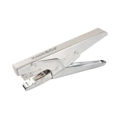 Stapler Plier Lever Action Metal Silver (16cmL)