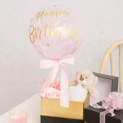 Sticker Happy Birthday Pack 10 Gold (20x28cmL)