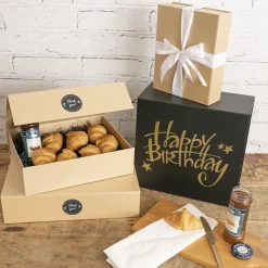 Sticker Happy Birthday Stars Pack 10 Gold (20x28cmL)