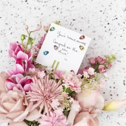 Sticker Wooden Bees Assorted Colour Pack 50 (12mmx9mm)