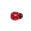Sticker Wooden Ladybug Red Pack 50 (12mmx8mm)