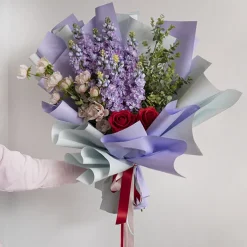 Stock Flower Stem Lilac (80cmH)