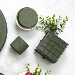 Strass Floral Foam IDEAL A No.5 Cylinder (7.5Dx6cmH) PK3