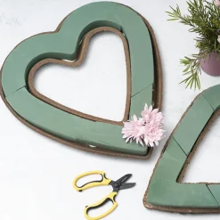 Strass Open Heart Extra Large Mache Base (46cm)