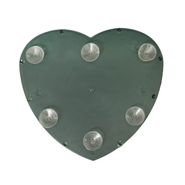 Strass Solid Heart Large with Suction Cup (32.5cm)