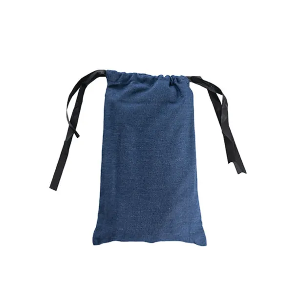 Stylish Denim Apron With Pockets Dark Blue (81x87cm)