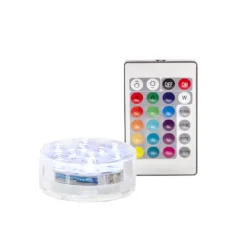 Submersible Illuminating LED Centrepiece Remote Control 7cmD