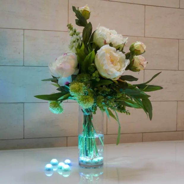 Submersible LED Tealight Pack10 Remote Control (3 LED)