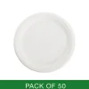 Sugarcane Dinner Plate White (23cm) Pack 50