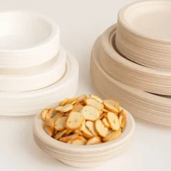 Sugarcane Dinner Plate White (23cm) Pack 50