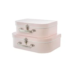 Suitcase Gift Box Baby Pink (30x20x9cmH) Set 2