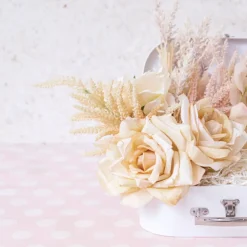 Suitcase Gift Box White (30x20x9cmH) Set 3