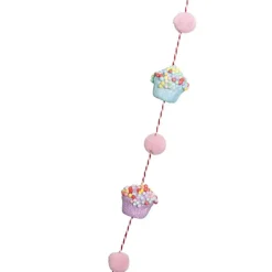 Sweet Pop Cupcake Garland Pastel (180cmL)