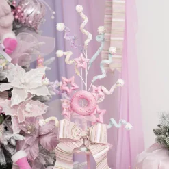 Swirly Donut Spray w Sprinkles Multi (70cmH)