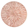 Table Placemat Round Set 2 Round Rose Gold (38cmD)